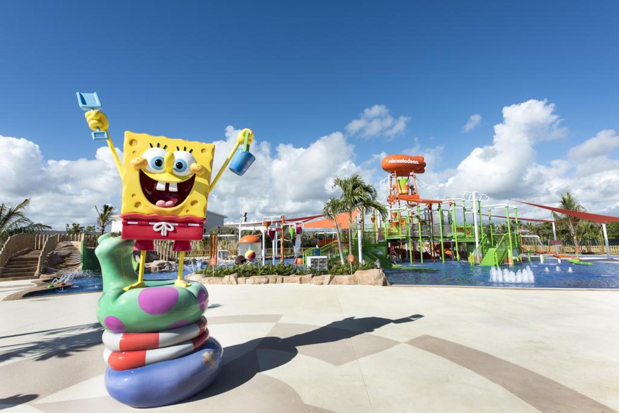 Nickelodeon Hotels & Resorts פונטה קאנה מראה חיצוני תמונה SpongeBob SquarePants at the water park